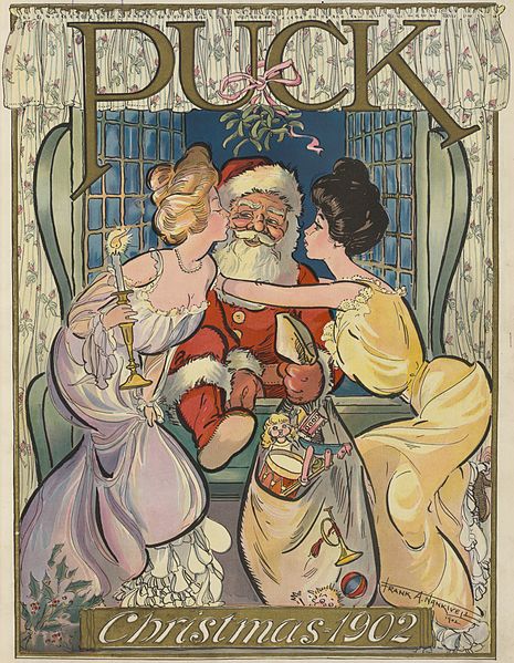 Imaxe da revista Puck de nadal de 1902.