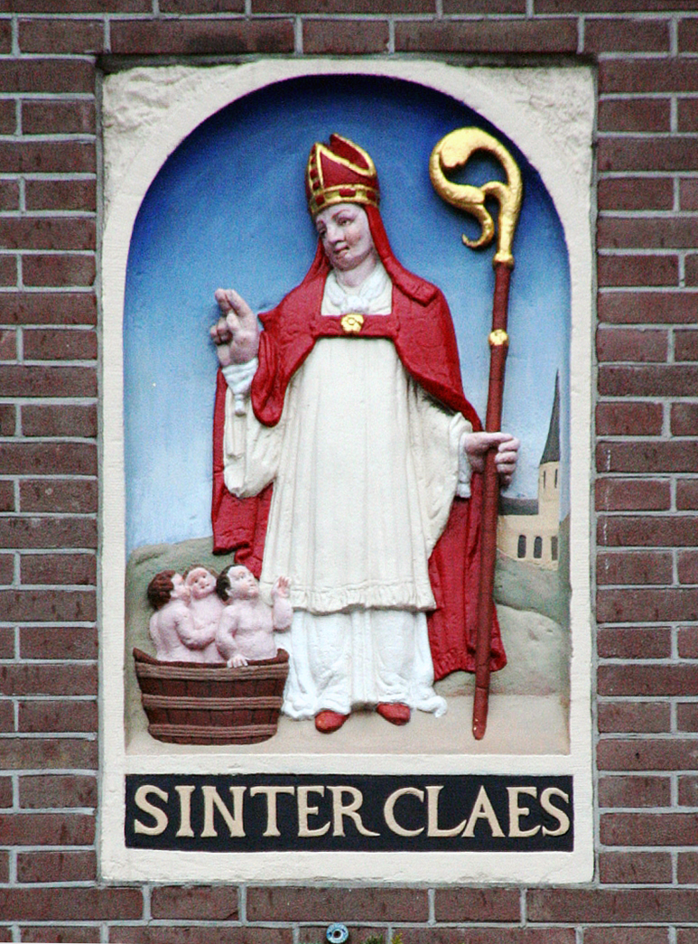 Baixorrelevo de Sinter Claes en Amsterdam s. XVII