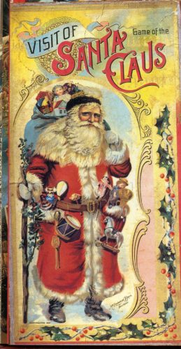 Xogo A visita de Santa Claus, de McLoughlin Bros. 1897.