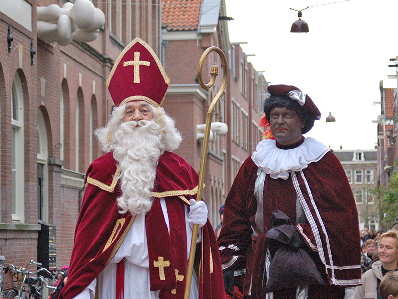 San Nicolás e Zwarte Piet ou Pedro Negro